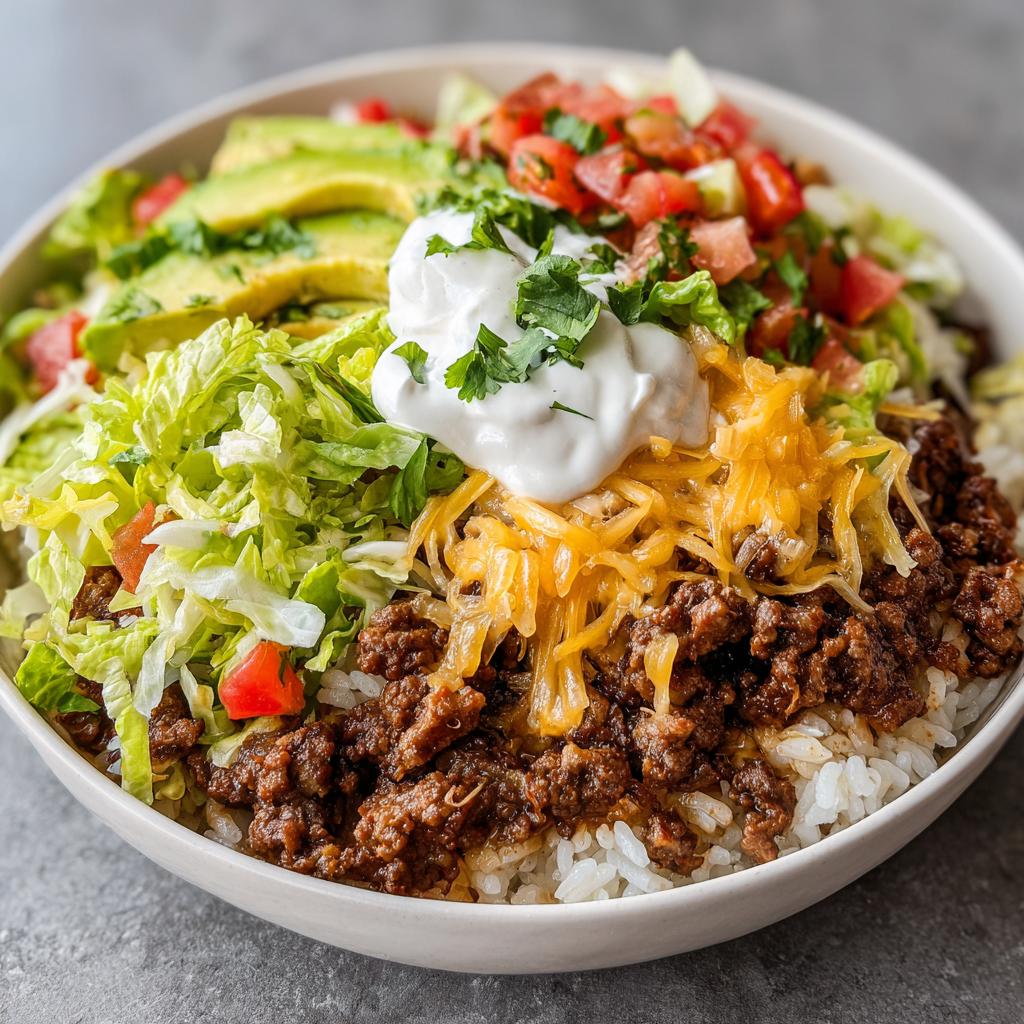 Taco Rice Bowl - detail 3