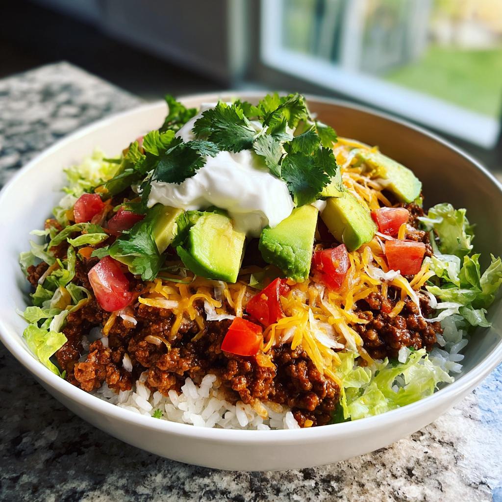 Taco Rice Bowl - detail 4