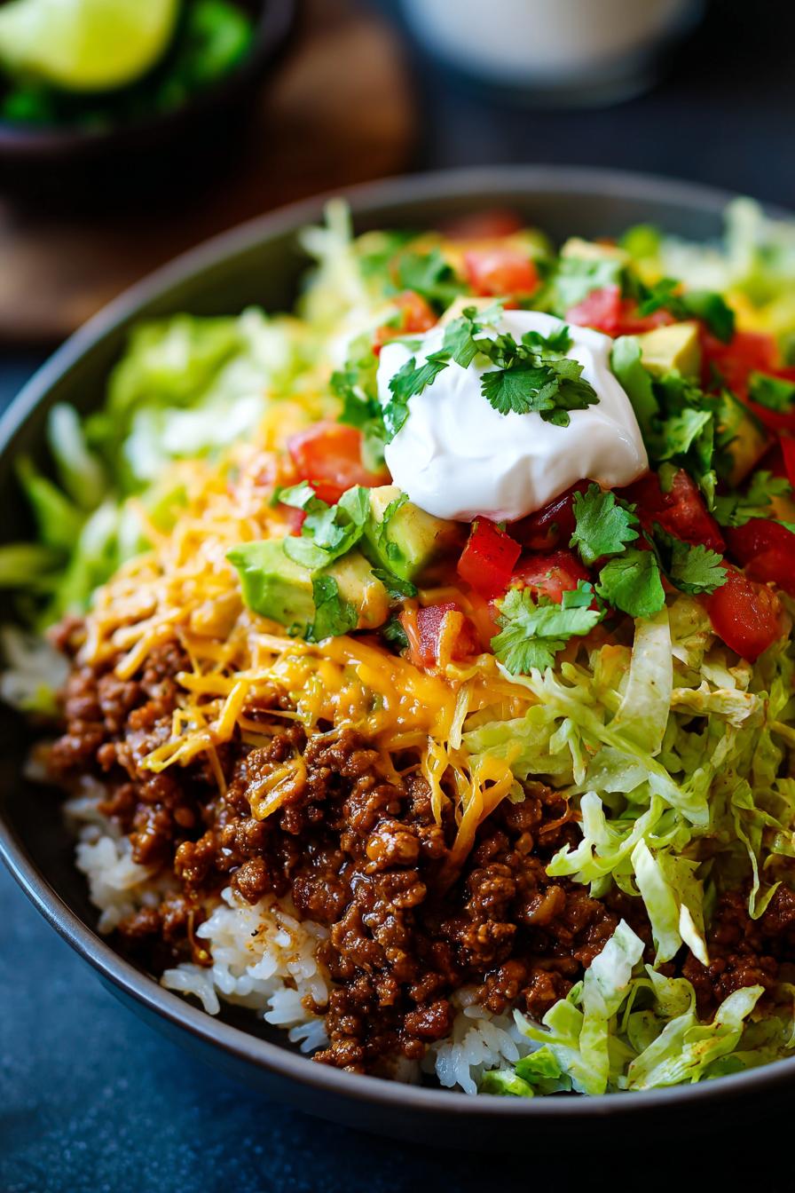 Taco Rice Bowl