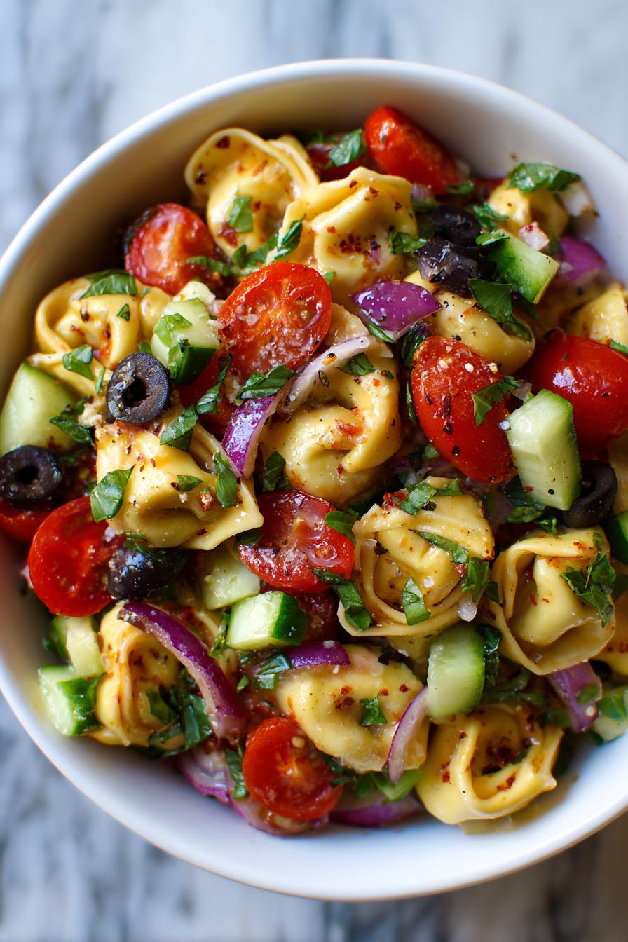 Tasty Grinder Tortellini Salad