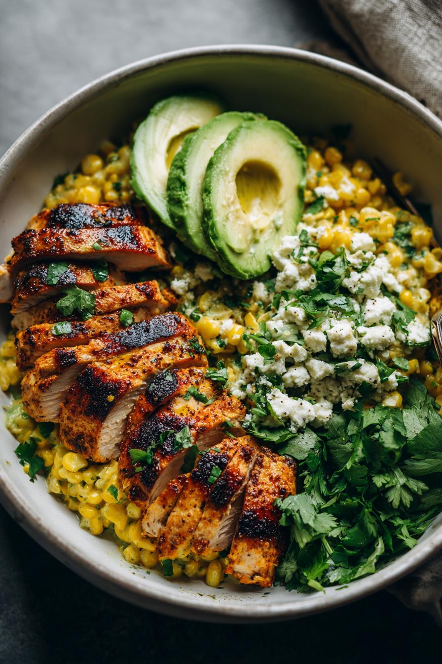 Tasty Street Corn Chicken Bowl