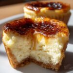 Vanilla Bean Crème Brûlée Cheesecake Cupcakes
