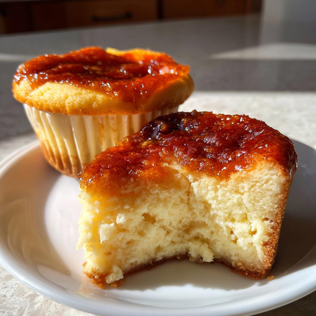 Vanilla Bean Crème Brûlée Cheesecake Cupcakes - detail 3