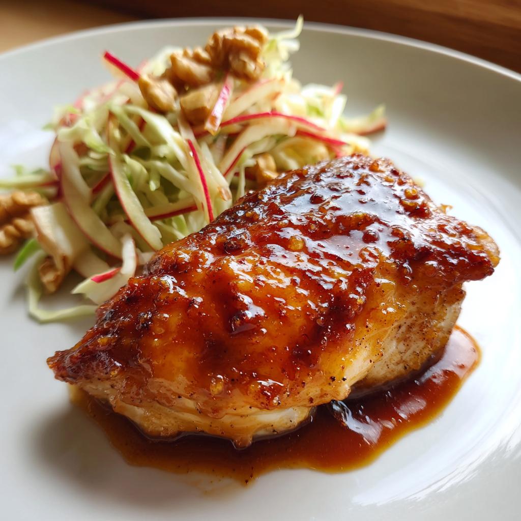 Why Sticky Apple Cider Chicken with Crisp Autumn Slaw Shines