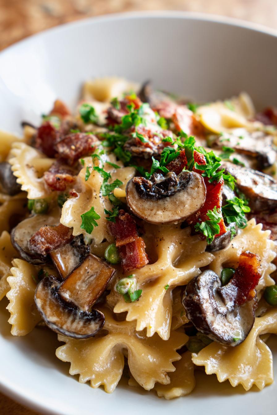 🍝🌲MAKARON FARFALLE PO MYŚLIWSKU🌲🍝