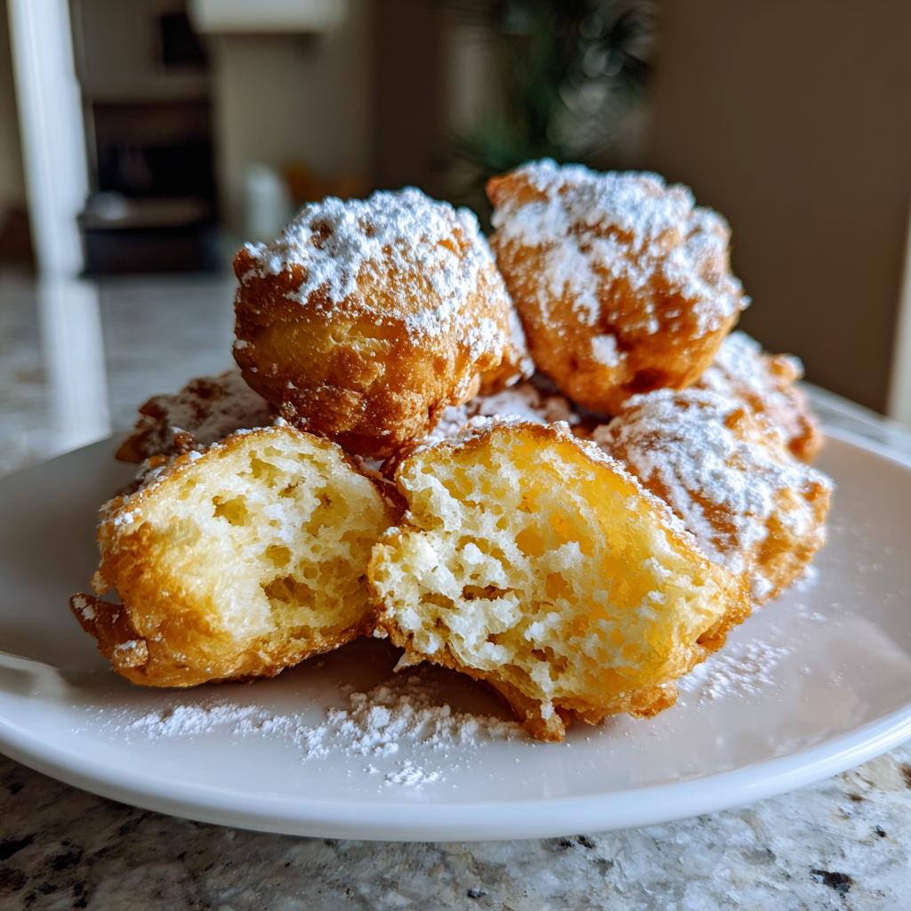 🍩🍯ZEPPOLE Z CIASTA DROŻDŻOWEGO🍯🍩 - detail 2
