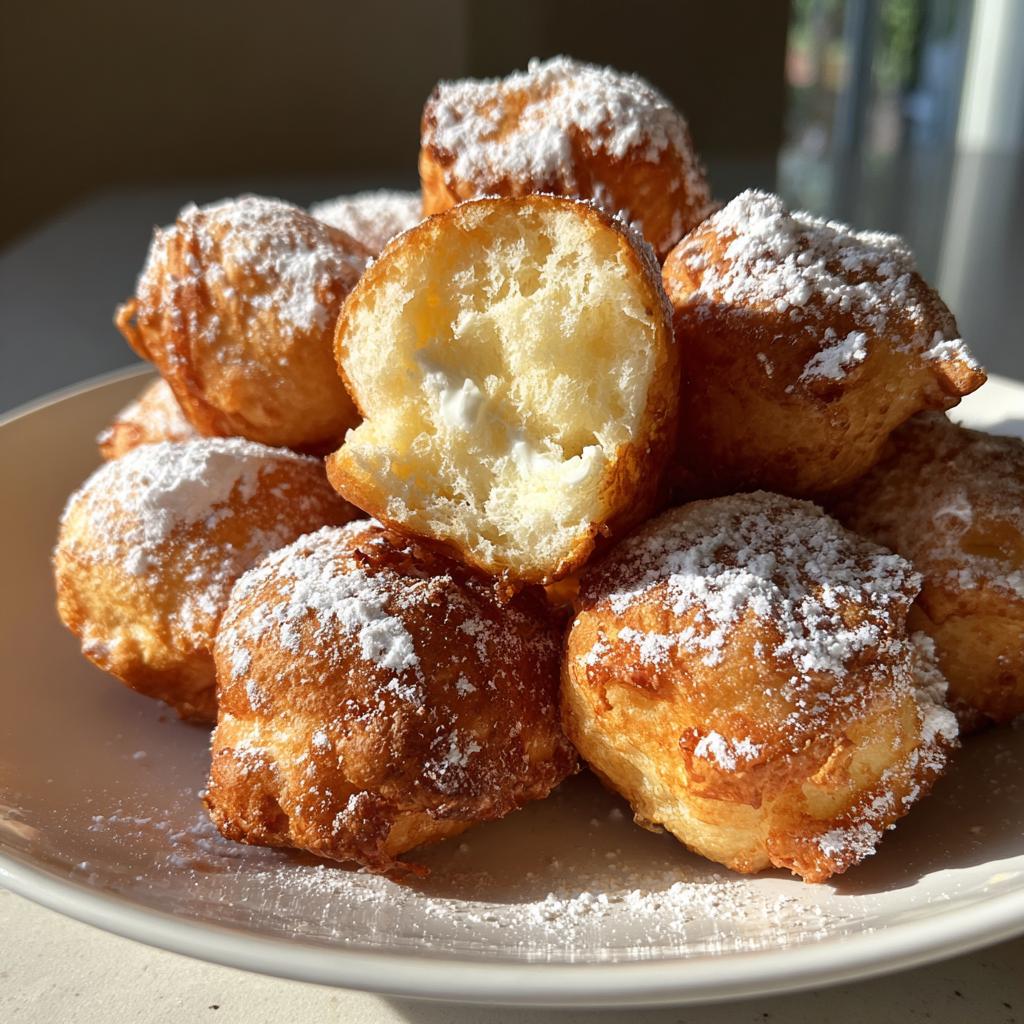 🍩🍯ZEPPOLE Z CIASTA DROŻDŻOWEGO🍯🍩 - detail 3