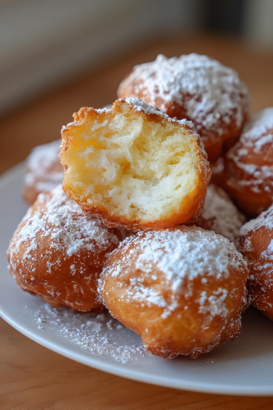 🍩🍯ZEPPOLE Z CIASTA DROŻDŻOWEGO🍯🍩