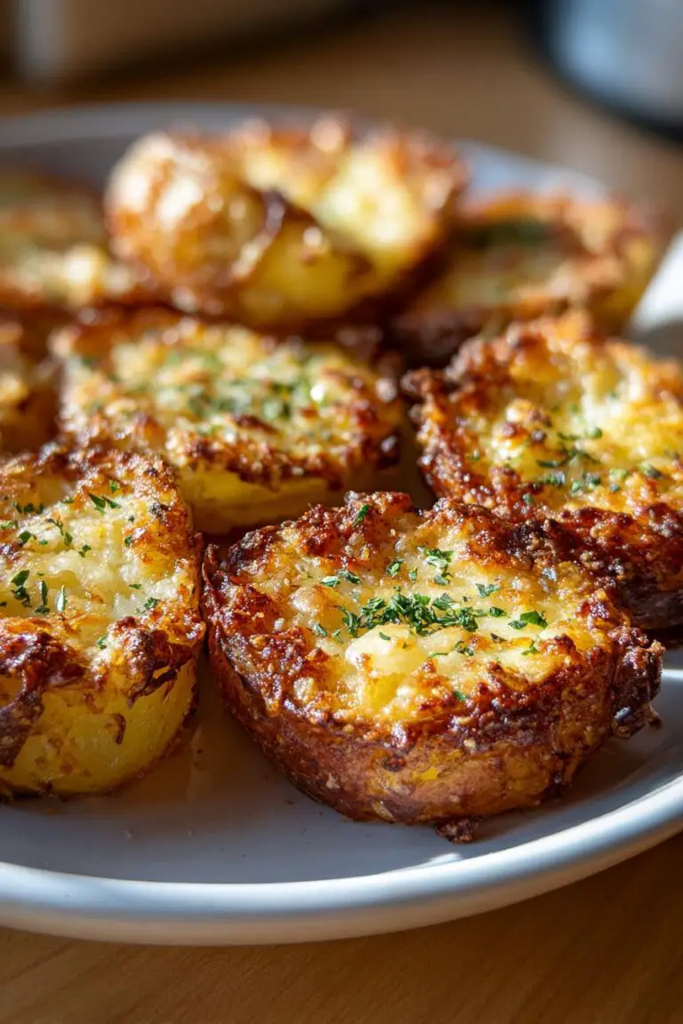 Ziemniaki w chrupiącej panierce czosnkowo-parmezanowej 🧄🧀 To zdrowa i pyszna przekąska!