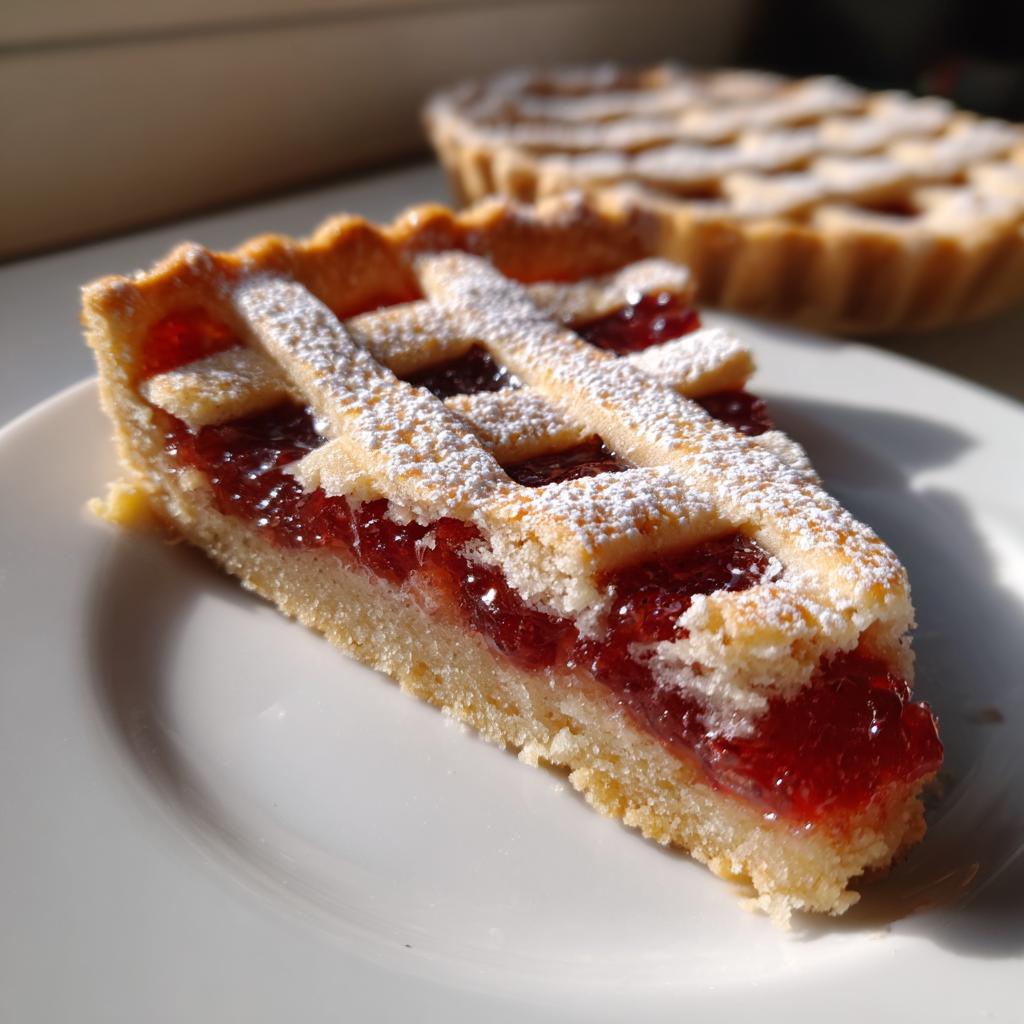 Aromatyczna tarta (kruche ciasto z dżemem) - detail 4