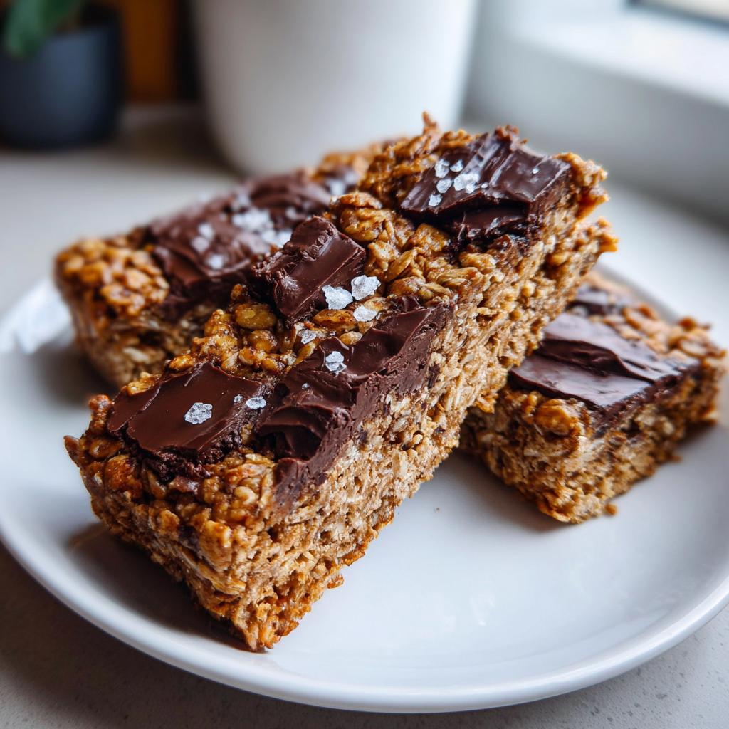 Batony owsiane z czekoladą i solą morską – zdrowa przekąska na każdą porę dnia! 🍫🌾 - detail 4