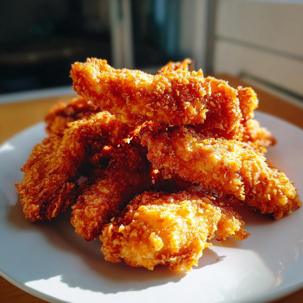 Chrupiące stripsy z kurczaka – idealna przekąska na każdą okazję! 🍗✨ - detail 1