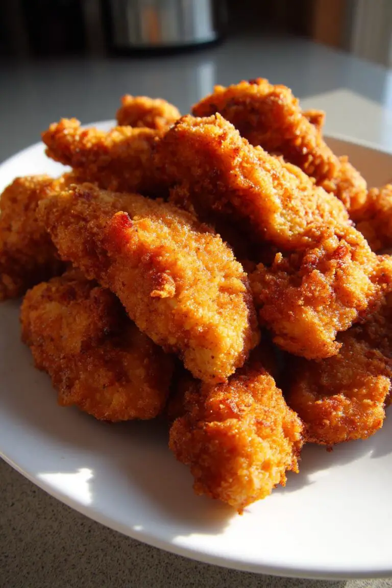 Chrupiące stripsy z kurczaka – idealna przekąska na każdą okazję! 🍗✨