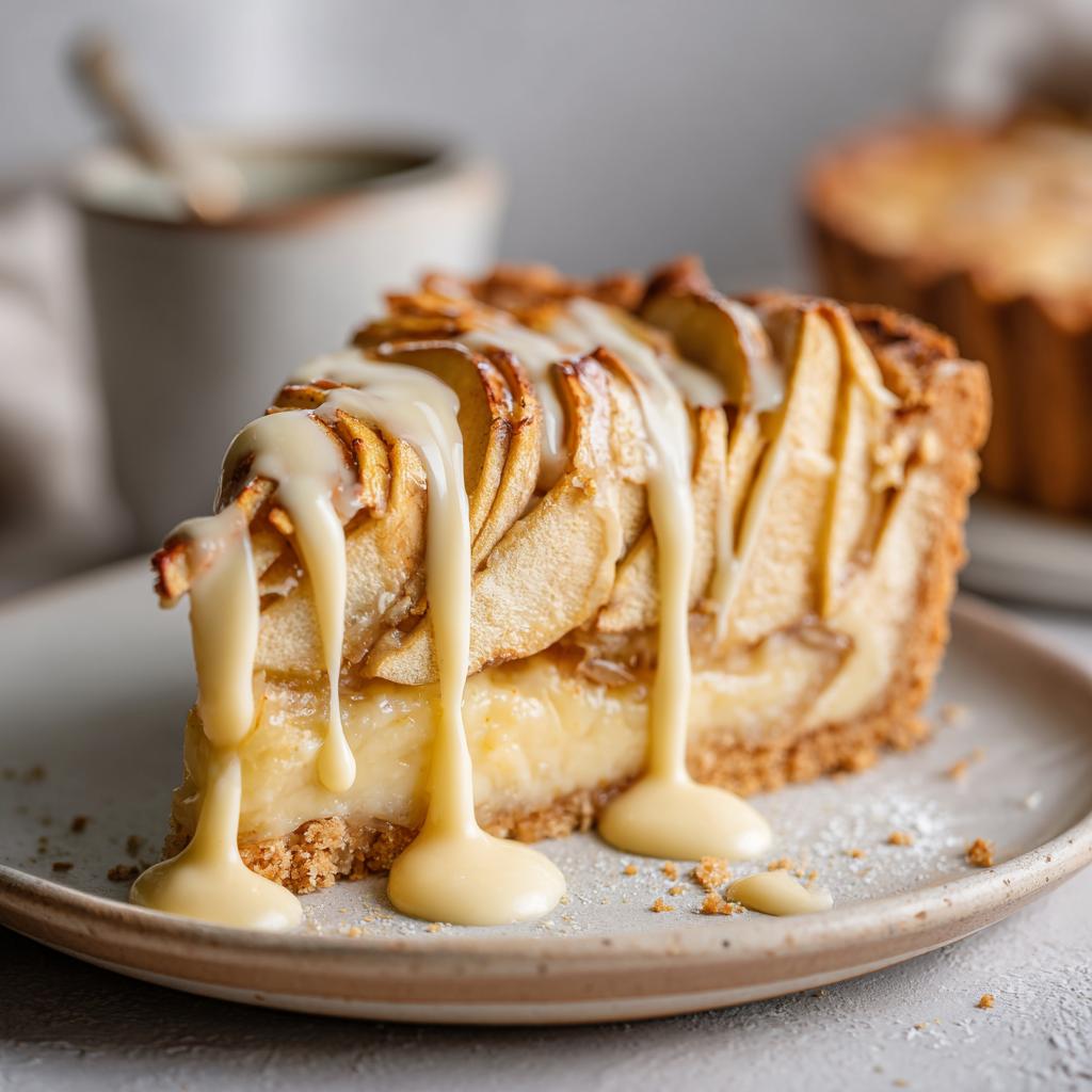 Ekspresowy Jabłkowy Placek z Budyniem Waniliowym – Słodki Hit w 10 Minut! - detail 4