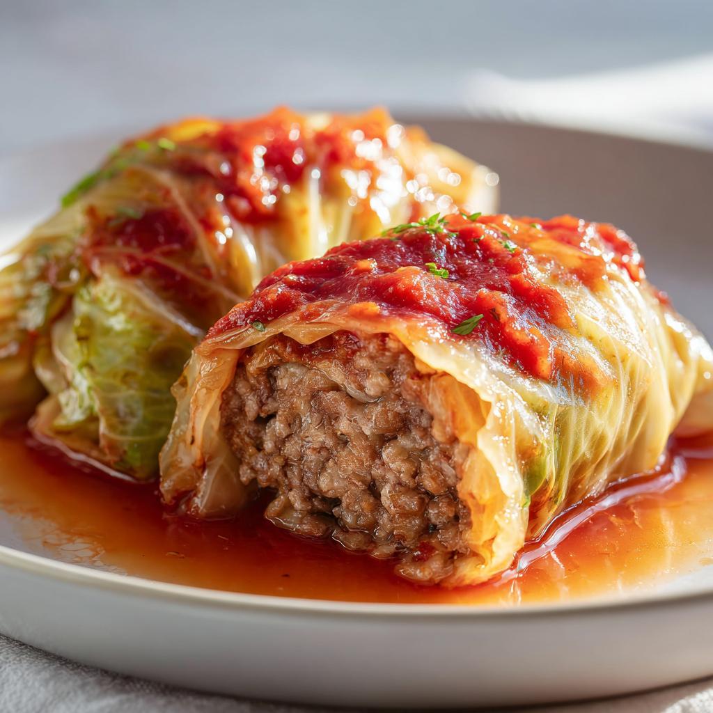 GOŁĄBKI Z MIĘSEM I RYŻEM 🍽️🥬 To tradycyjna polska potrawa, która zachwyca smakiem - detail 4