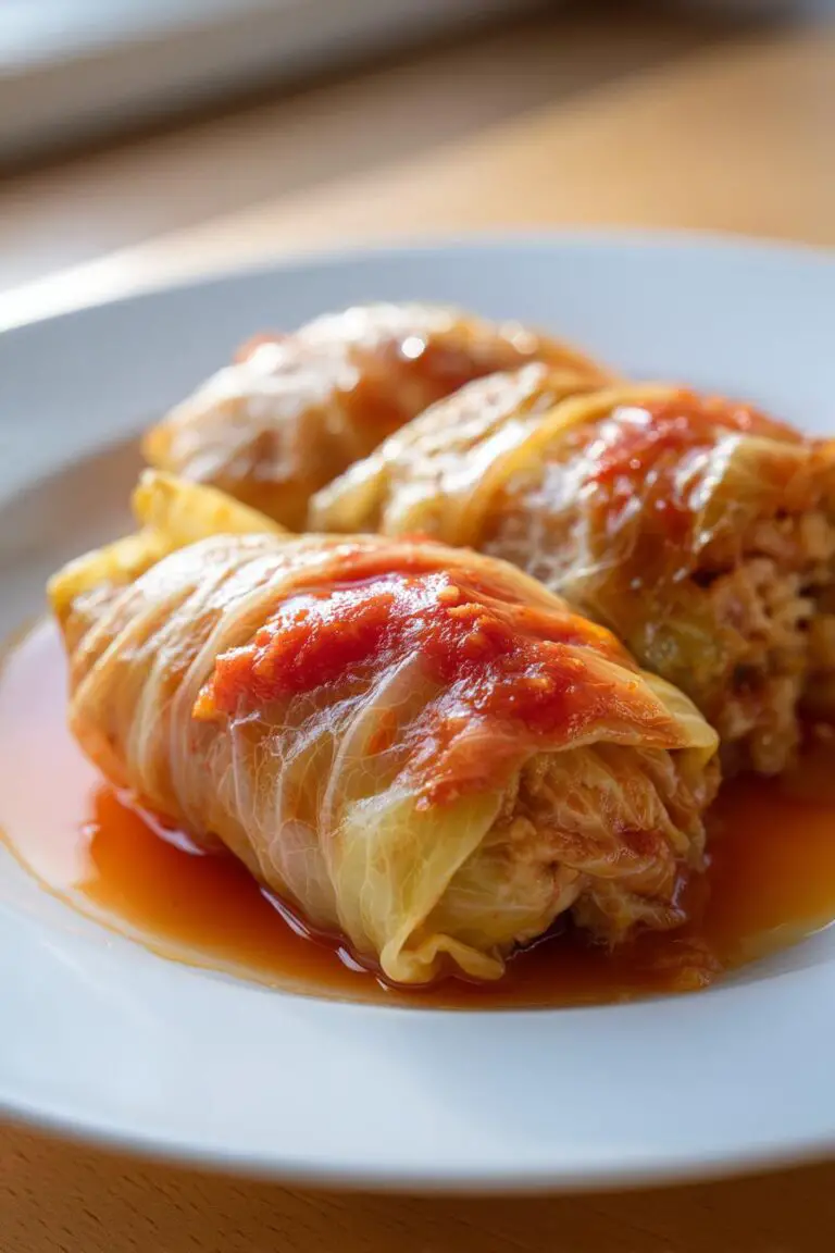 GOŁĄBKI Z MIĘSEM I RYŻEM 🍽️🥬 To tradycyjna polska potrawa, która zachwyca smakiem