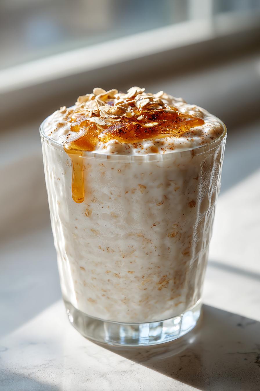 Koktajl jabłkowo-owsiany