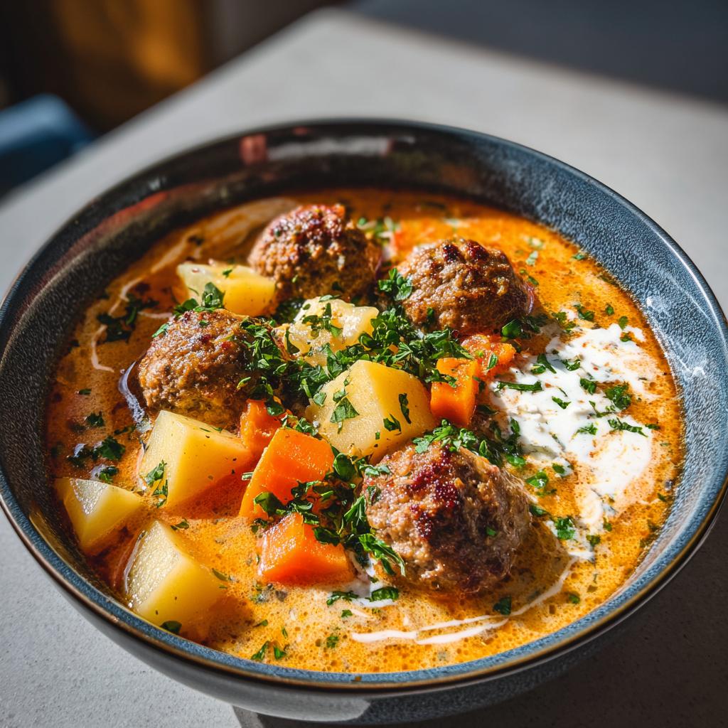 Kremowa Zupa z Mięsem Mielonym - detail 3