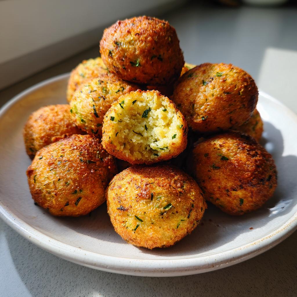 PIECZONE KULKI Z CUKINII 🥒🍽️ To zdrowa i pyszna przekąska! - detail 1