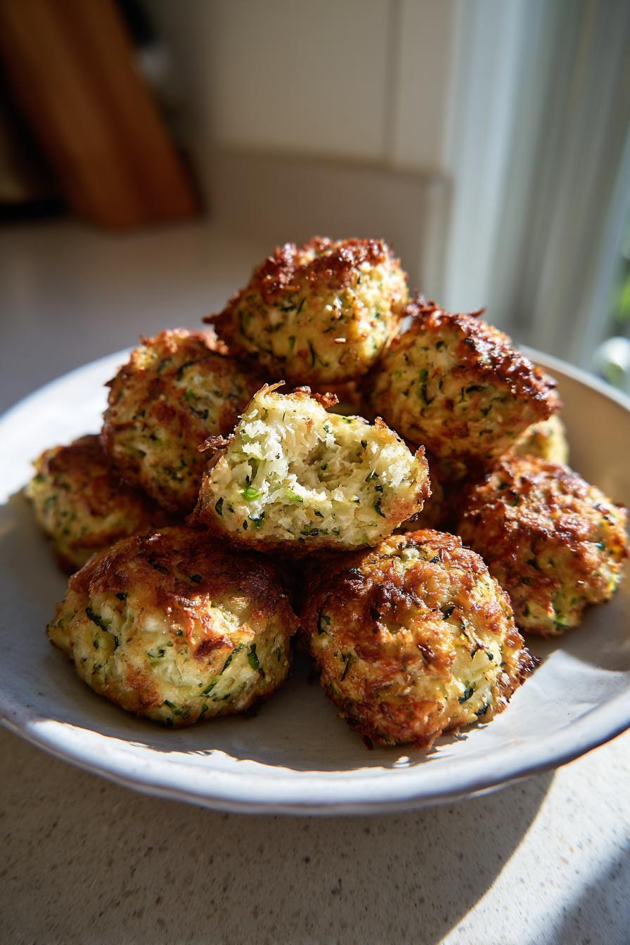 PIECZONE KULKI Z CUKINII 🥒🍽️ To zdrowa i pyszna przekąska!