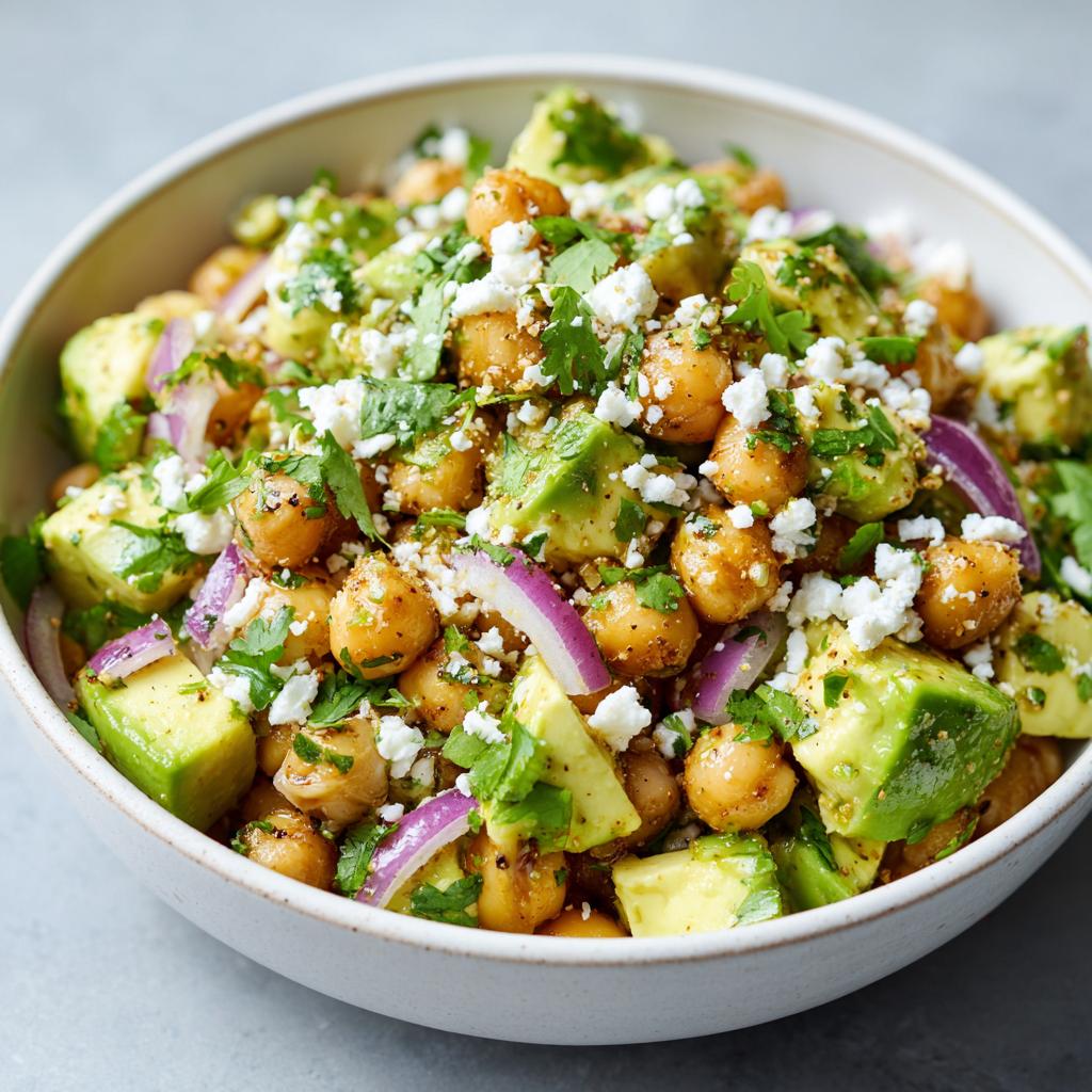 SAŁATKA Z CIECIERZYCY I AWOKADO 🥗🥑 To zdrowa i sycąca propozycja na każdą porę dnia! - detail 1