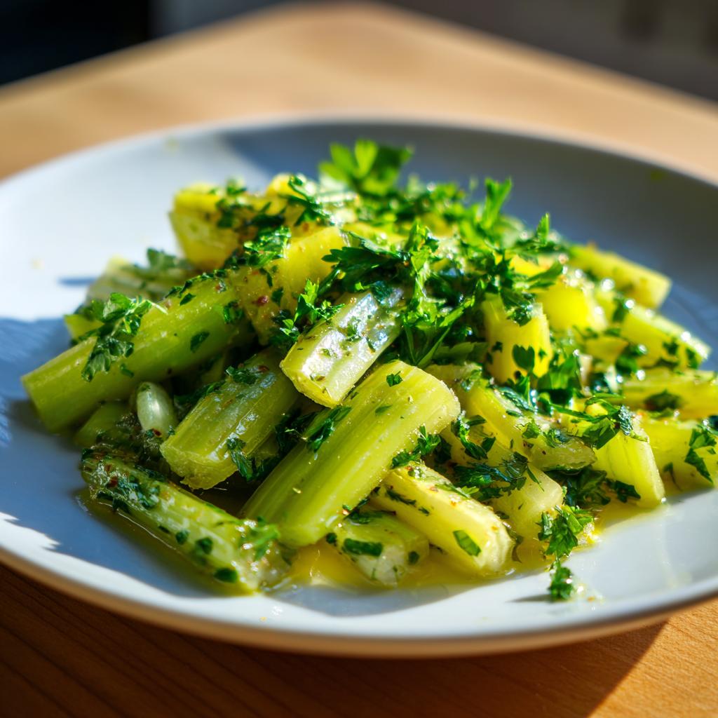 SMAŻONY SELER NACIOWY Z NATKĄ PIETRUSZKI I OLIWĄ 🥬✨ - detail 4
