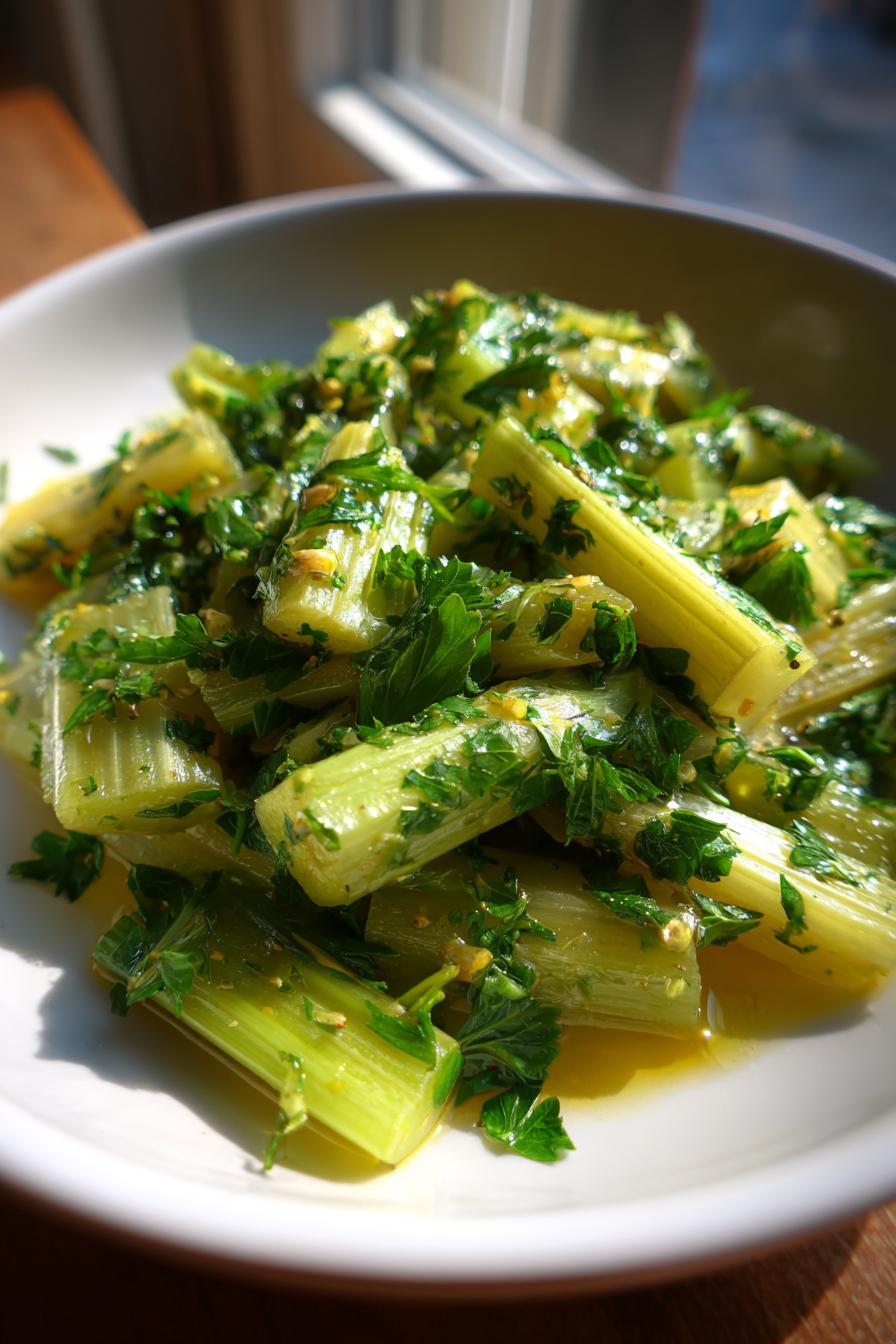 SMAŻONY SELER NACIOWY Z NATKĄ PIETRUSZKI I OLIWĄ 🥬✨