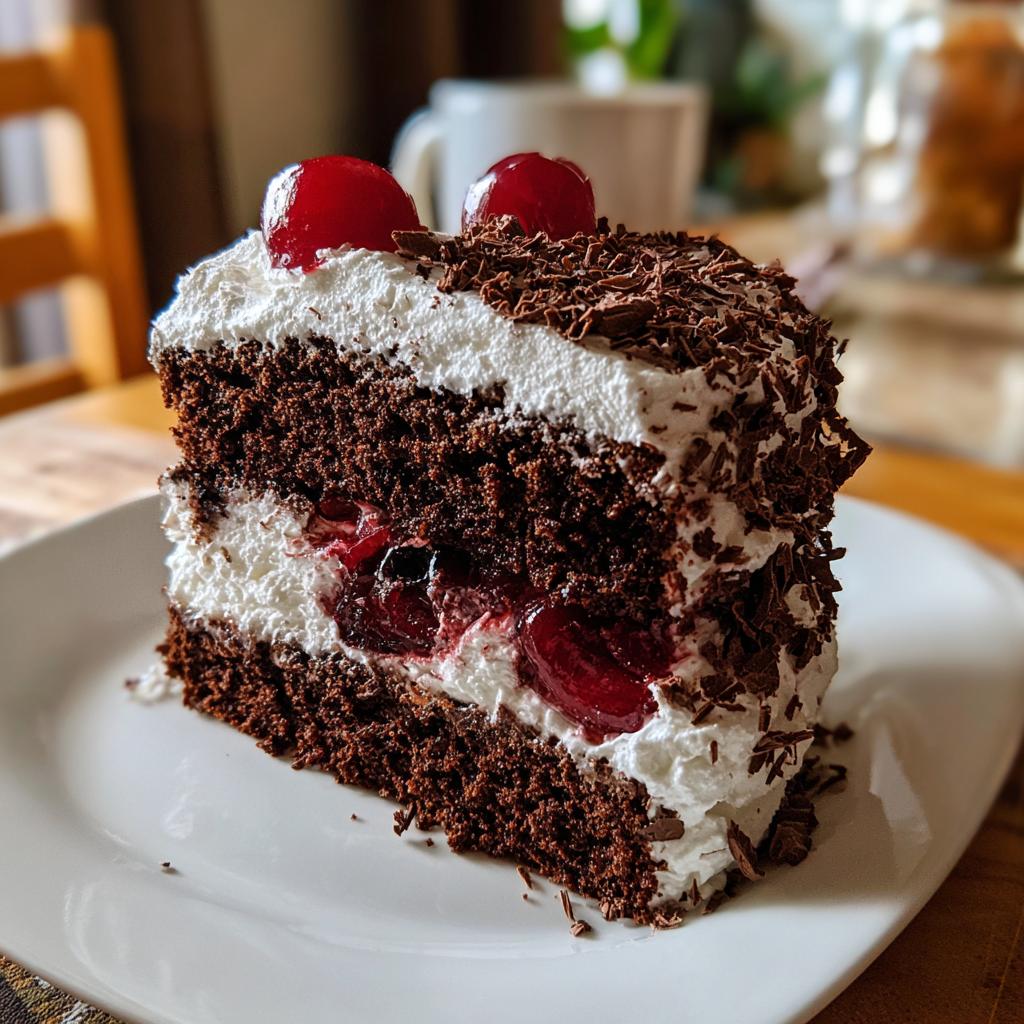 🍰🍒**Tort Szwarcwaldzki (Czarny Las)** - detail 1