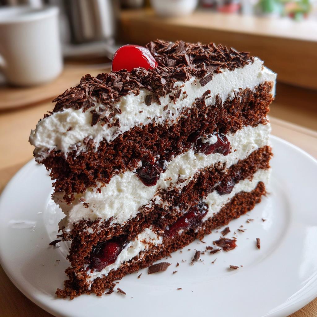 🍰🍒**Tort Szwarcwaldzki (Czarny Las)** - detail 2