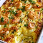 ZAPIEKANKA Z CUKINII Z KREWETKAMI I CZOSNKIEM 🍤🥒 To pyszne danie, idealne na obiad lub kolację!