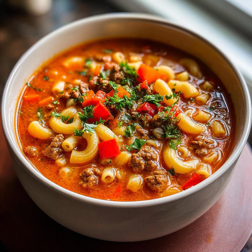 Zupa Hamburgerowa z Makaronem - detail 1